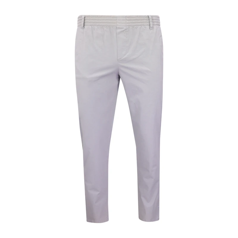 Elastische Taille Broek  | Meppel Lichtgrijs| www.pietkoopmans.nl