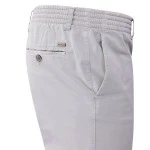 Elastische Taille Broek  | Meppel Lichtgrijs| www.pietkoopmans.nl