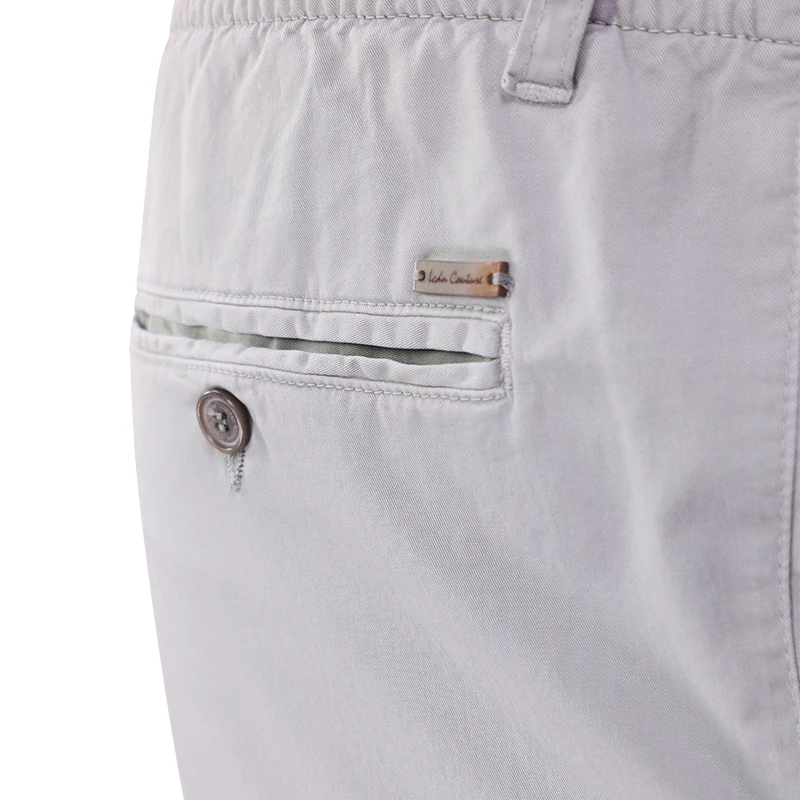 Elastische Taille Broek  | Meppel Lichtgrijs| www.pietkoopmans.nl