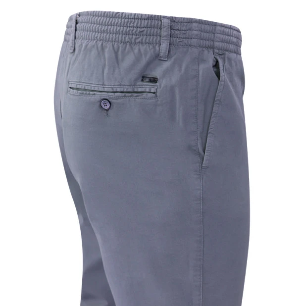 Elastische Taille Broek  | Meppel Donker Grijs | www.pietkoopmans.nl