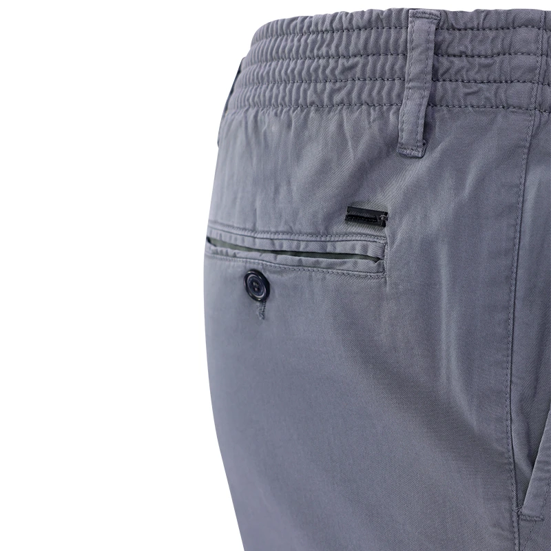 Elastische Taille Broek  | Meppel Donker Grijs | www.pietkoopmans.nl