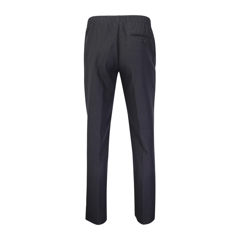 Elastische taille Pantalon Zonder Lus | Donkergrijs | www.pietkoopmans.nl