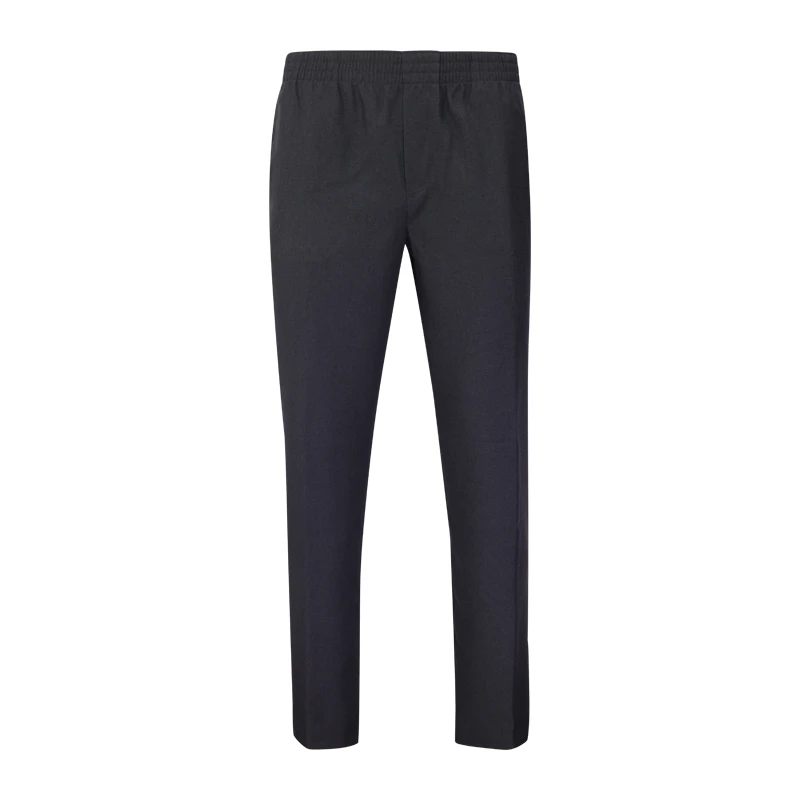 Elastische taille Pantalon Zonder Lus | Donkergrijs | www.pietkoopmans.nl
