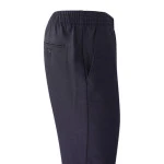 Elastische taille Pantalon Zonder Lus | Navy | www.pietkoopmans.nl