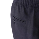 Elastische taille Pantalon Zonder Lus | Navy | www.pietkoopmans.nl