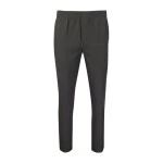 Elastische taille Pantalon Zonder Lus | Taupe | www.pietkoopmans.nl