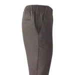 Elastische taille Pantalon Zonder Lus | Khaki | www.pietkoopmans.nl