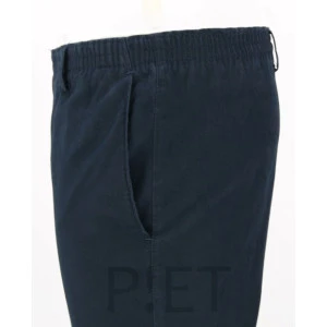 Piet Elastische Taille Broek | Tom Blauw