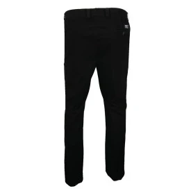 Piet Elastische Taille Broek | Extra Lang Tom Zwart