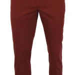 Piet Elastische Taille Broek | Dieren Bordo | www.pietkoopmans.nl