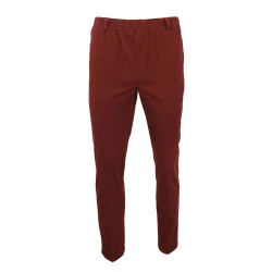 Piet Elastische Taille Broek | Dieren Bordo