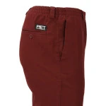 Piet Elastische Taille Broek | Dieren Bordo | www.pietkoopmans.nl