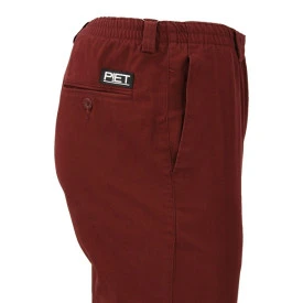Piet Elastische Taille Broek | Dieren Bordo