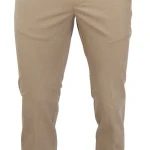 Piet Elastische Taille Broek | Dieren Camel | www.pietkoopmans.nl