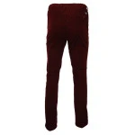 Piet Elastische Ribbroek | Extra Lang Haren Bordo | www.pietkoopmans.nl