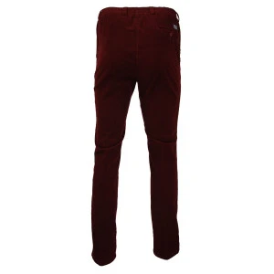 Piet Elastische Ribbroek | Extra Lang Haren Bordo