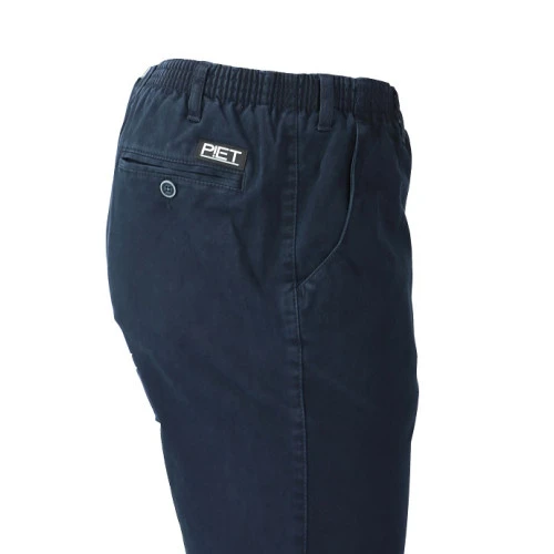 Elastische Taille Broek | Roermond Blauw | www.pietkoopmans.nl