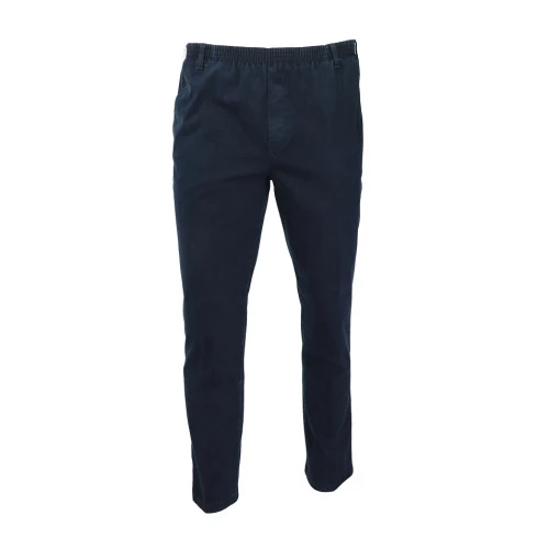 Elastische Taille Broek | Roermond Blauw | www.pietkoopmans.nl