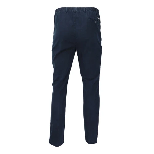 Elastische Taille Broek | Roermond Blauw | www.pietkoopmans.nl