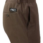 Elastische taille Pantalon Wol | Cognac | www.pietkoopmans.nl
