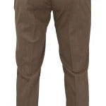 Elastische taille Pantalon Wol | Cognac | www.pietkoopmans.nl