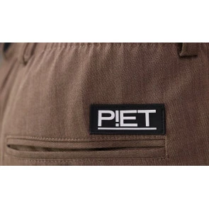 Elastische taille Pantalon Wol | Cognac | www.pietkoopmans.nl