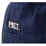 Elastische taille Pantalon Wol | Blauw | www.pietkoopmans.nl