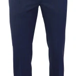 Elastische taille Pantalon Wol | Blauw | www.pietkoopmans.nl