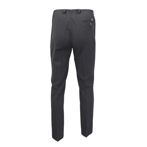 Elastische taille Pantalon Wol | Grijs | www.pietkoopmans.nl