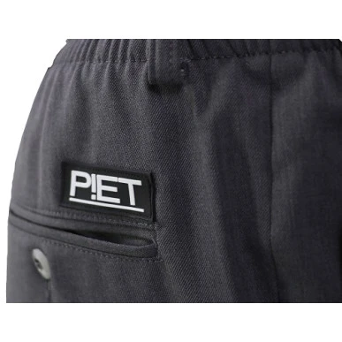 Elastische taille Pantalon Wol | Grijs | www.pietkoopmans.nl