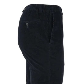 Piet Elastische Ribbroek | Extra Lang Haren Marine 