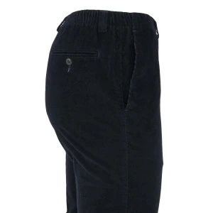 Piet Elastische Ribbroek | Extra Lang Haren Marine 