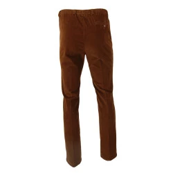 Piet Elastische Ribbroek | Haren Cognac