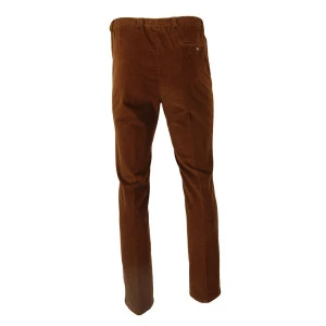 Piet Elastische Ribbroek | Extra Lang Haren Cognac