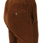 Piet Elastische Ribbroek | Extra Lang Haren Cognac | www.pietkoopmans.nl