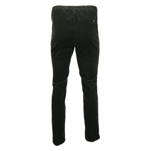 Piet Elastische Ribbroek | Haren Groen | www.pietkoopmans.nl
