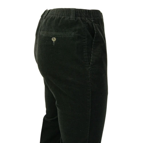 Piet Elastische Ribbroek | Haren Groen | www.pietkoopmans.nl