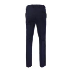 Elastische Taille Wollen Pantalon | Donkerblauw | www.pietkoopmans.nl
