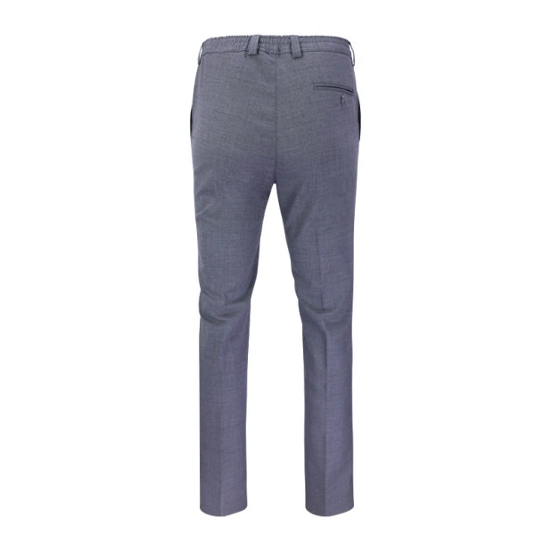 Elastische Taille Wollen Pantalon | Grijs | www.pietkoopmans.nl