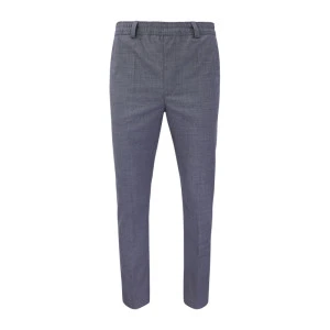 Elastische Taille Wollen Pantalon | Grijs