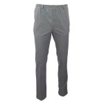 Piet Elastische Taille Broek | Extra Lang Tilburg Grijs | www.pietkoopmans.nl