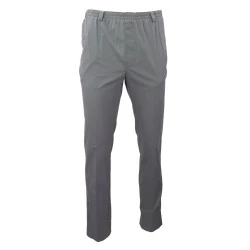 Piet Elastische Taille Broek | Extra Lang Tilburg Grijs