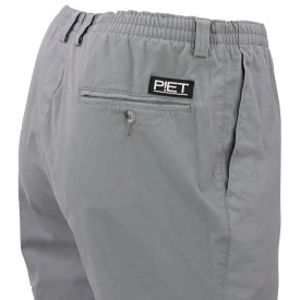 Piet Elastische Taille Broek | Extra Lang Tilburg Grijs