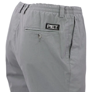 Piet Elastische Taille Broek | Extra Lang Tilburg Grijs