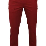 Piet Elastische Taille Broek | Tilburg Rood | www.pietkoopmans.nl