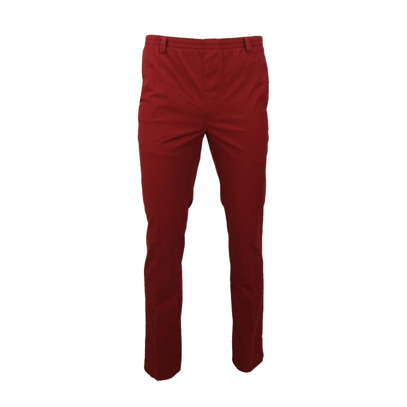 Piet Elastische Taille Broek | Tilburg Rood | www.pietkoopmans.nl