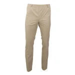Piet Elastische Taille Broek | Extra Lang Tilburg Beige | www.pietkoopmans.nl
