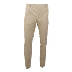 Piet Elastische Taille Broek | Tilburg Beige