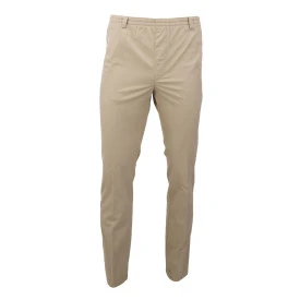 Piet Elastische Taille Broek | Extra Lang Tilburg Beige