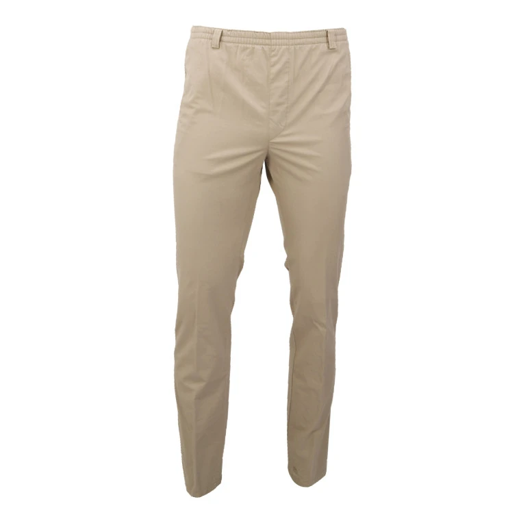 Piet Elastische Taille Broek | Tilburg Beige | www.pietkoopmans.nl